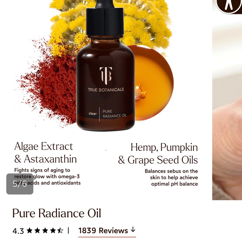 True Botanicals Clear Pure Radiance Oil
